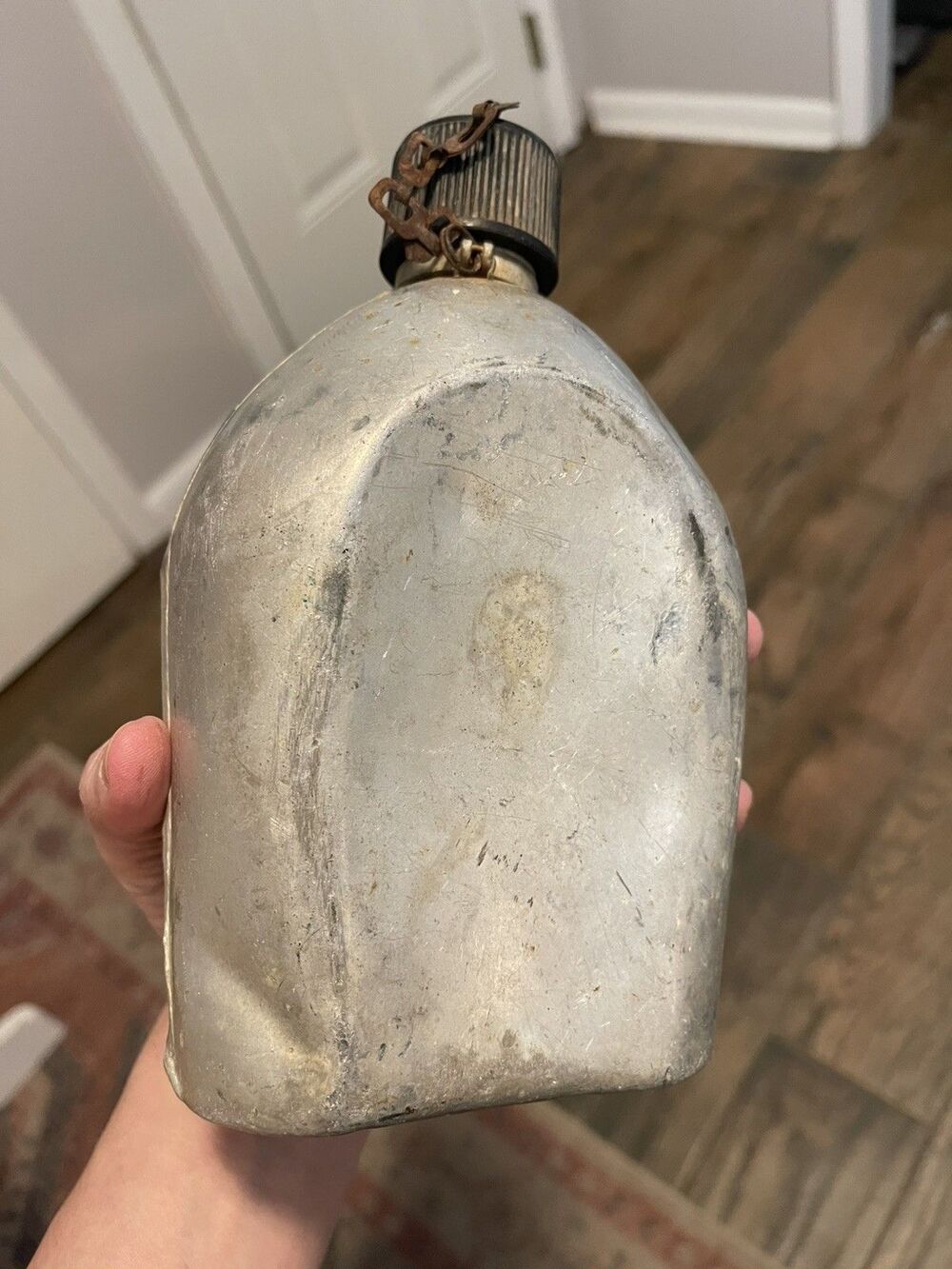 US Military Post WWII WW2 Korean War Era Stamped Japan Canteen Has Wear